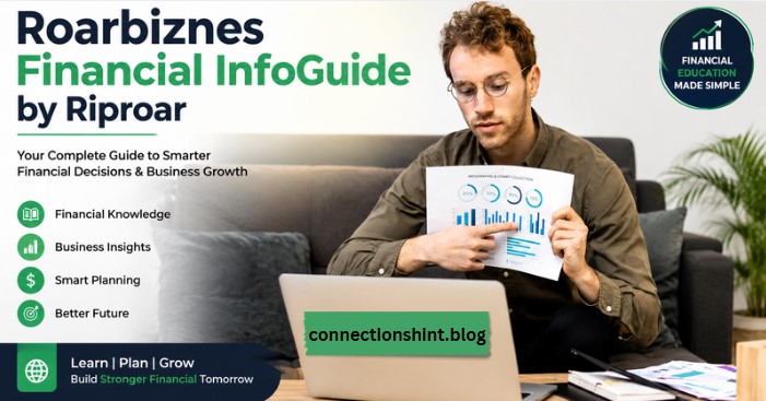 Roarbiznes financial infoguide by riproar financial education concept