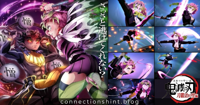 Mitsuri Kanroji fighting Zohakuten in Demon Slayer Season 3.